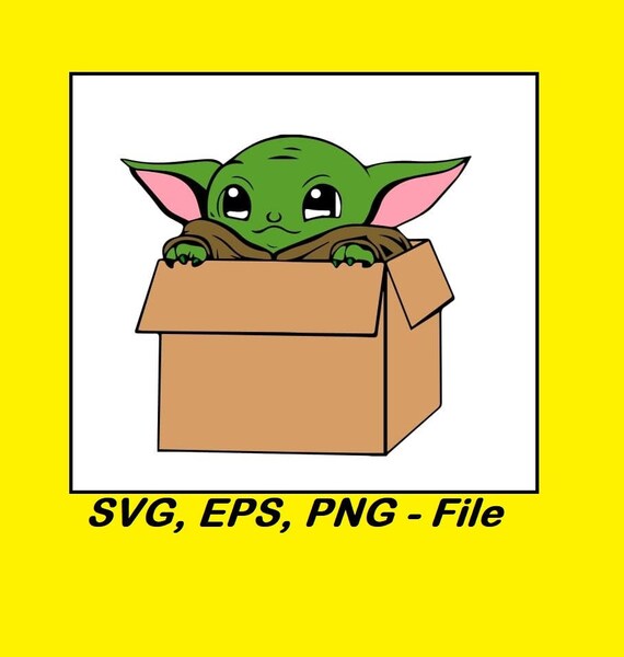 Download Baby Yoda Svg Baby Yoda Clipart Baby Yoda Vector Star Wars Etsy
