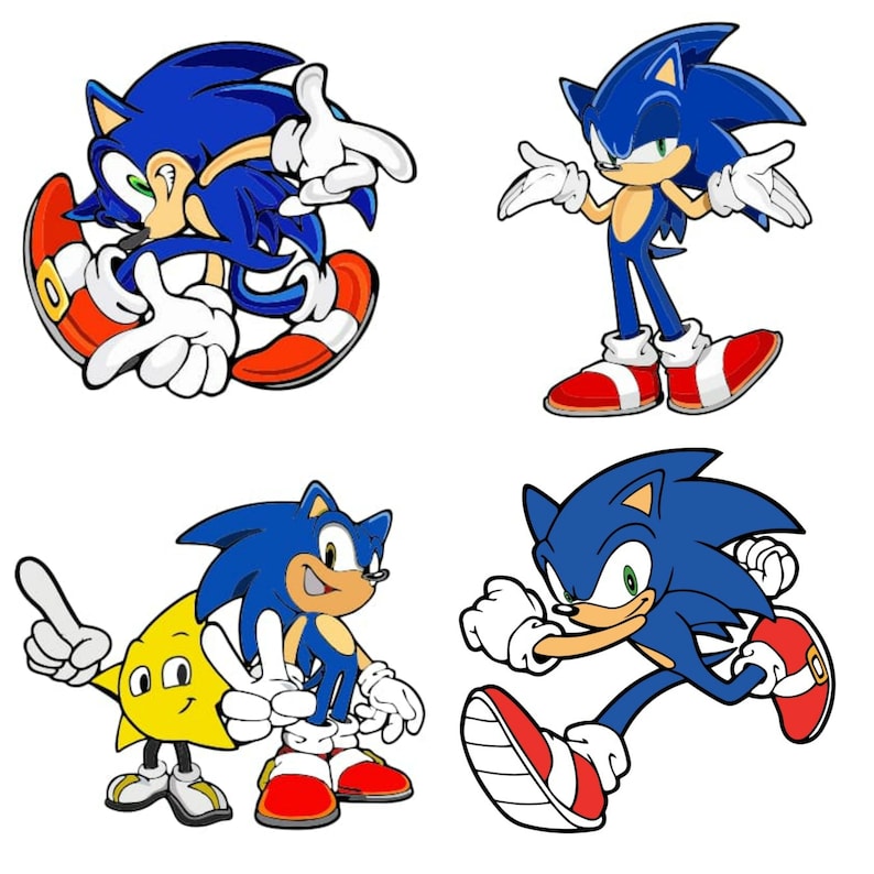 Download Sonic SVG Sonic The hedgehog SVG sonic clipart sonic | Etsy