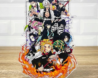 Figura acrílica de Anime Demon Slayer de 6,5 pulgadas