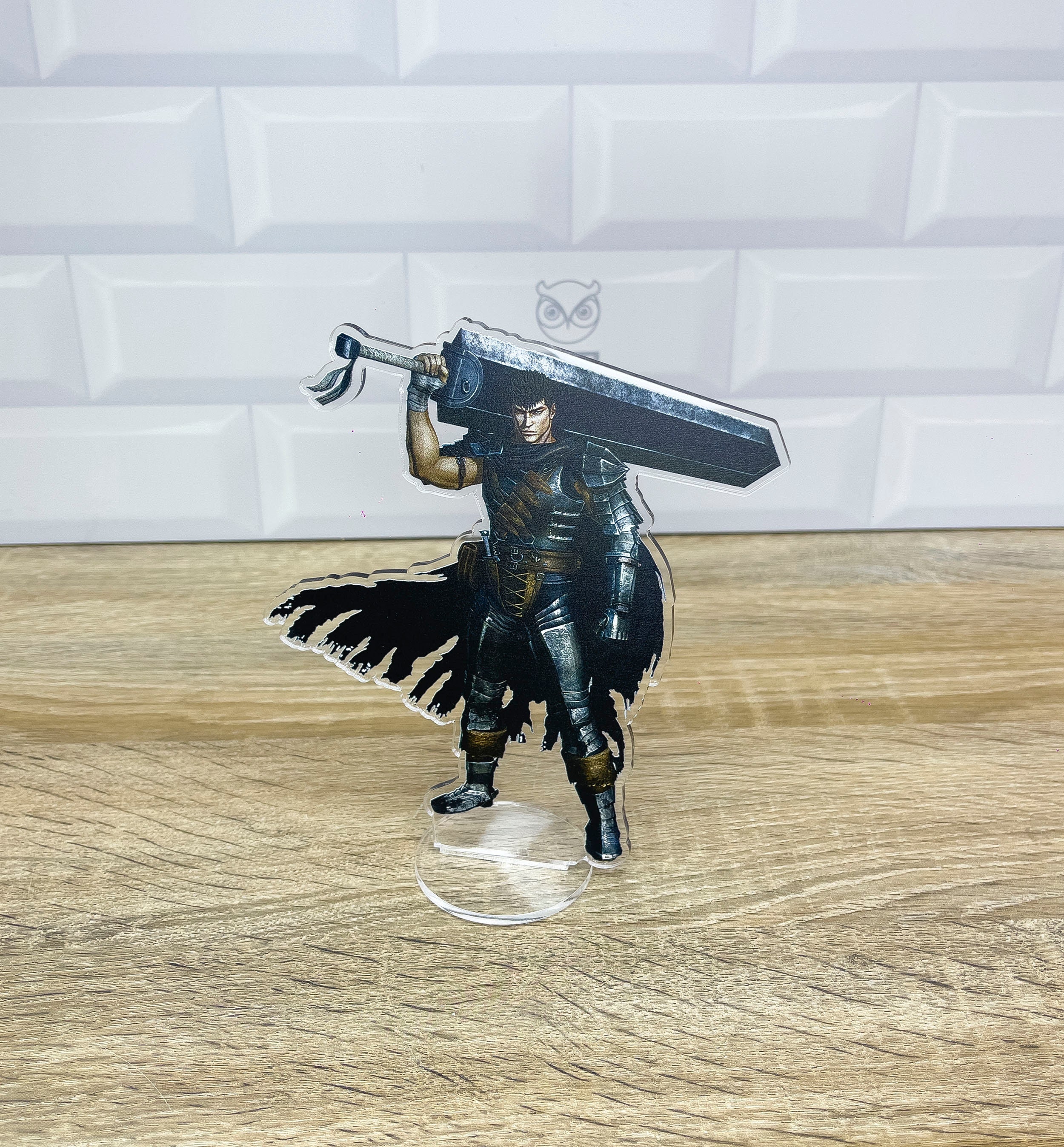 Anime Acrylic Stand figure: Berserk (Black Swordsman Guts) 17cm