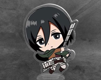 アクリルスタンドフィギュア Chibi 進撃の巨人（ミカサ・アッカーマン）