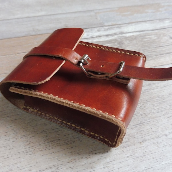 pochette a photos en cuir , etui a jeu de cartes en cuir