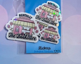 Bookstore Sticker Pack: Iridescent Vinyl Book Lover Stickers