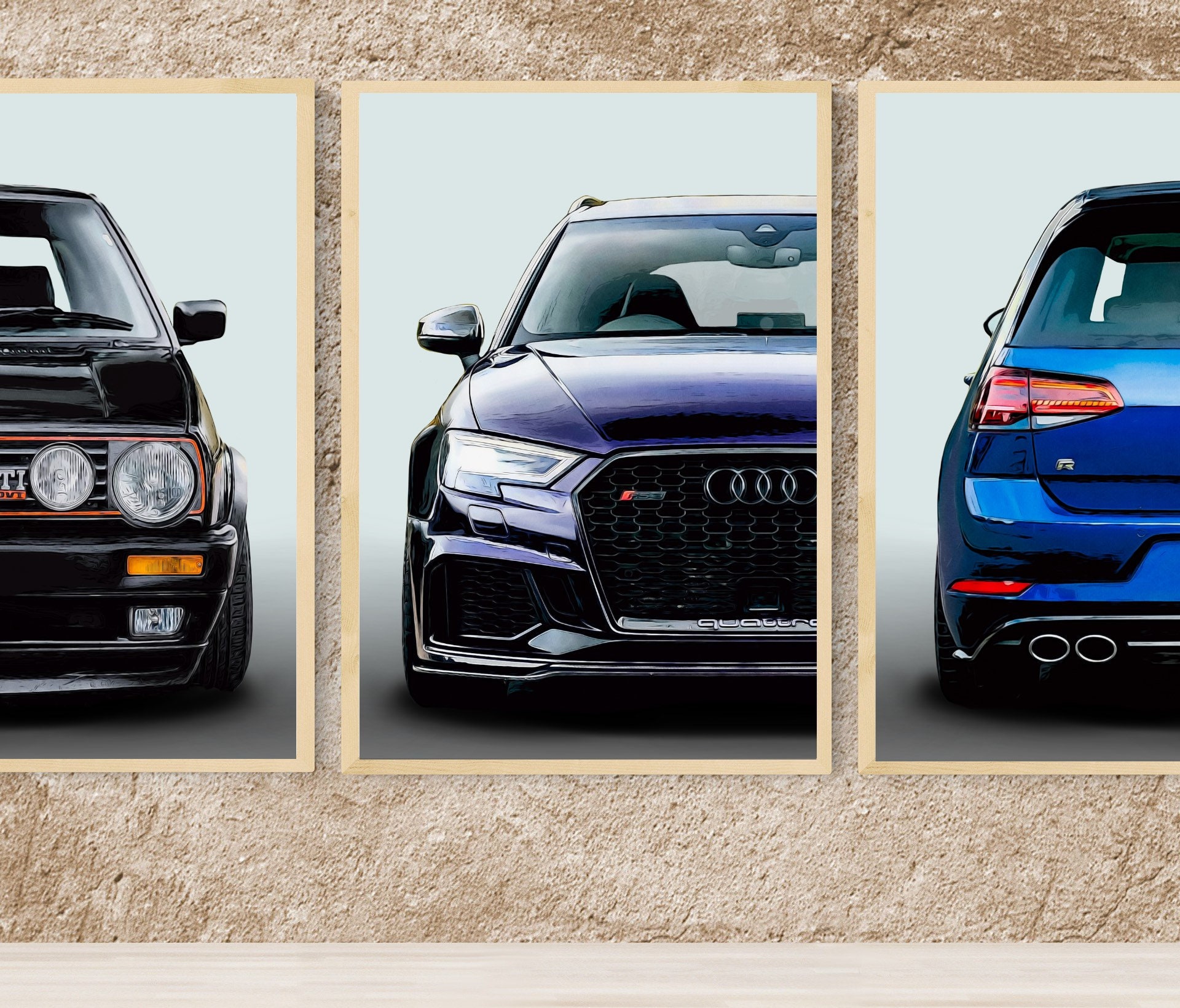 Audi RS3 Poster Print, Audi RS3 Poster, Audi RS3 Print, Car Poster, Supercar  Poster 