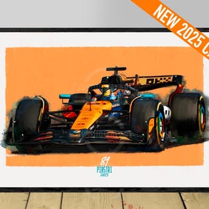 2025 Piastri McLaren F1 MCL39 pôster impressão, Fórmula 1, Oscar Piastri pôster, McLaren pôster, carro pôster, Fórmula 1 presente, McLaren F1 pôster