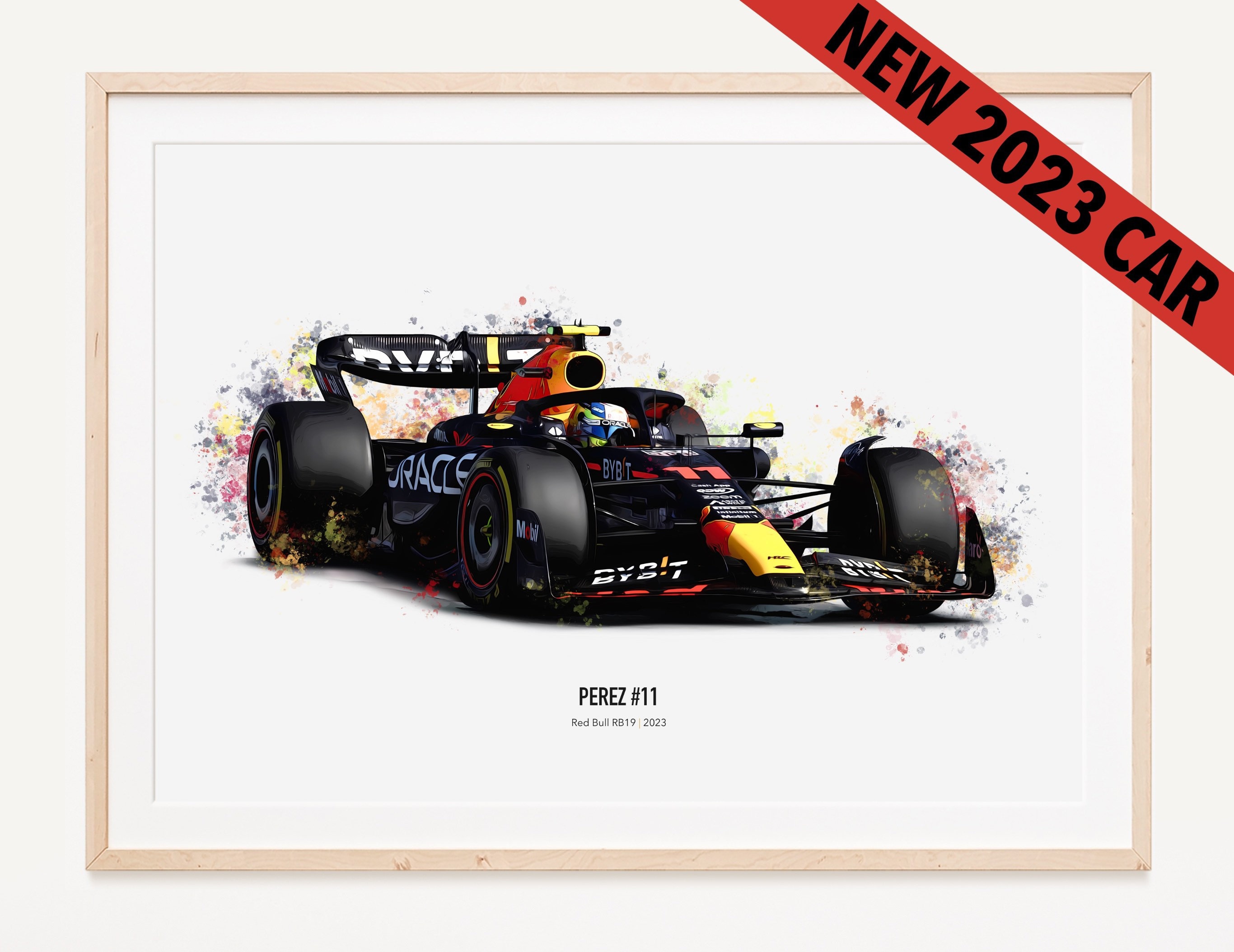 Affiche Pop Art Max Verstappen - Formule 1 - 50x70cm