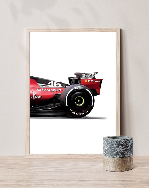 Charles LeClerc Poster Formula 1 Ferrari F1 Racing High Quality Print Art  A3/ A4
