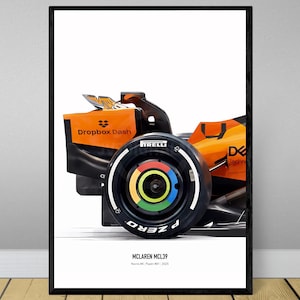 2025 Mclaren F1 MCL39 art poster print, Formula 1, Oscar Piastri poster, Lando Norris poster, Mclaren Poster, McLaren F1 poster