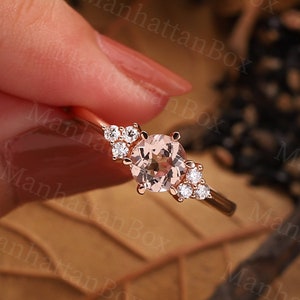 Clear morganite engagement ring best sale