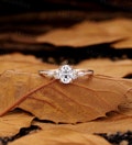 Vintage Oval Diamond Engagement Ring - Unique Rose Gold Moissanite Wedding Ring - Cluster Promise Ring for Women by Manhattan Box