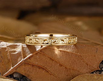 Bague Alliance Victorienne - Or Rose 18k - Taille 61 - Circa 1884 - Antique - Occasion