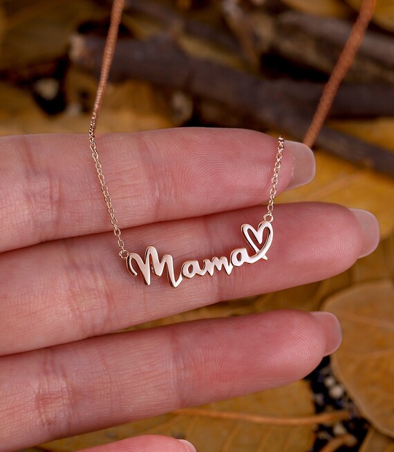Mother's day necklace rose gold discount