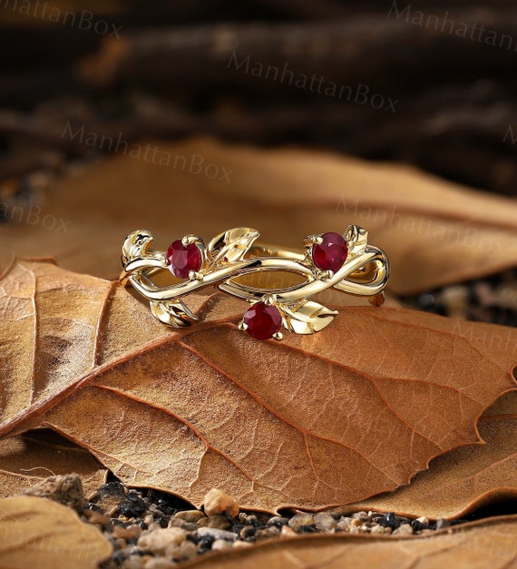 Rhodolite & Ruby Love Ring – YI COLLECTION