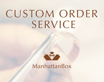 Personalized Design Jewelry -  Customization Ring CAD Service -  Made to Order Service -  Handmade Unique Ring & Band -  Gift for Her / His