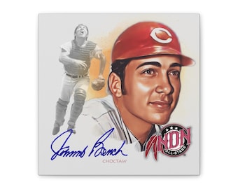 NNN All-Star #10 Johnny Bench Leinwanddruck