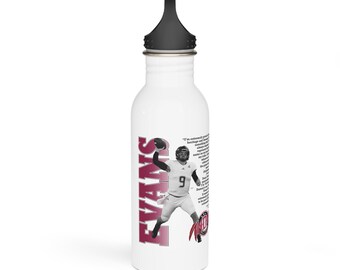NDN All-Star #102 Dane Evans Stainless Steel Water Bottle