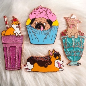 Dessert Dogs Hard Enamel Pins Limited Edition