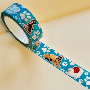 Cute Dessert Dogs Washi Tape for bullet journals, planners, gifts, stationery