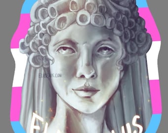 PREORDER: CHARITY Vinyl Sticker Trans Figure of History Elagabalus