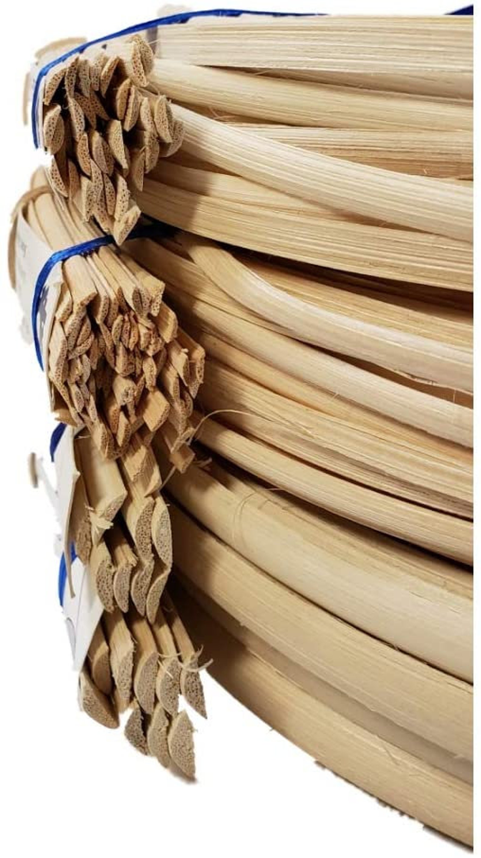 1 Pound Coil of Flat Oval Reed for Basket & Seat Weaving Etsy