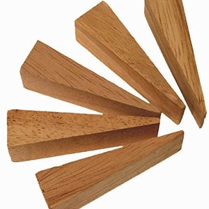 Wood Caning Wedges (Pack of 5) Used for Chair Pressed Cane Webbing Installation