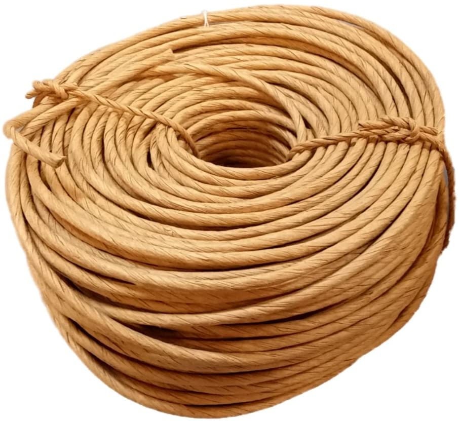 Caning Supplies Fibre Rush Chair Caning Kit 280' Kraft Brown