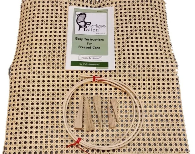 24x24 Pressed Cane bing Seat Replacement Kit Etsy