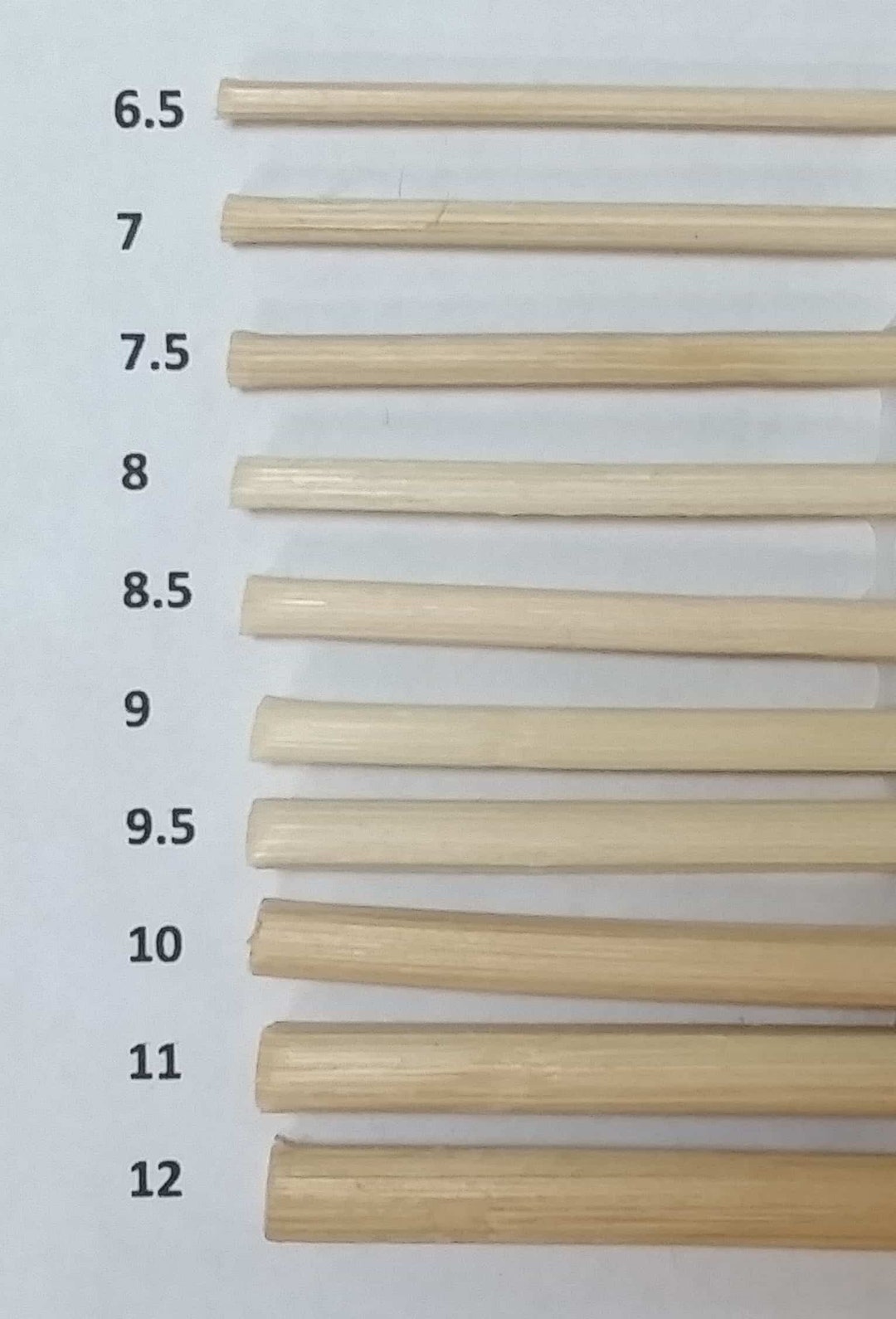 Spline Samples What Size Do You Need 6inch Pieces, 10 Sizes, for