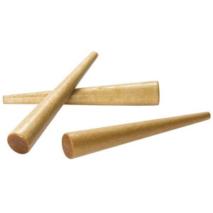 Pegs, Wooden (12 Pack) Used for Strand Cane Hand Chair Caning with holes around the perimeter.