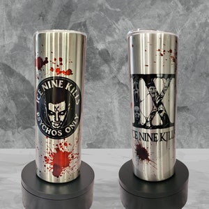 Ice Nine Kills INK Band Fan Art Stainless Steel Sublimation Tumbler