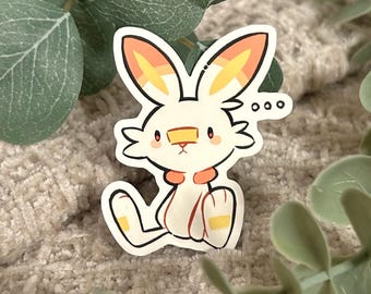 Scorbunny Sticker - Waterproof Matte Poké Vinyl Sticker