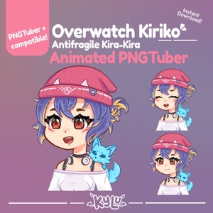 Kiriko Le sserafim Premade Pngtuber || Antifragile Kira-Kira Perfect Night || Twitch Streamer || PNGTUBER+ || Ob || Veadotube Mini
