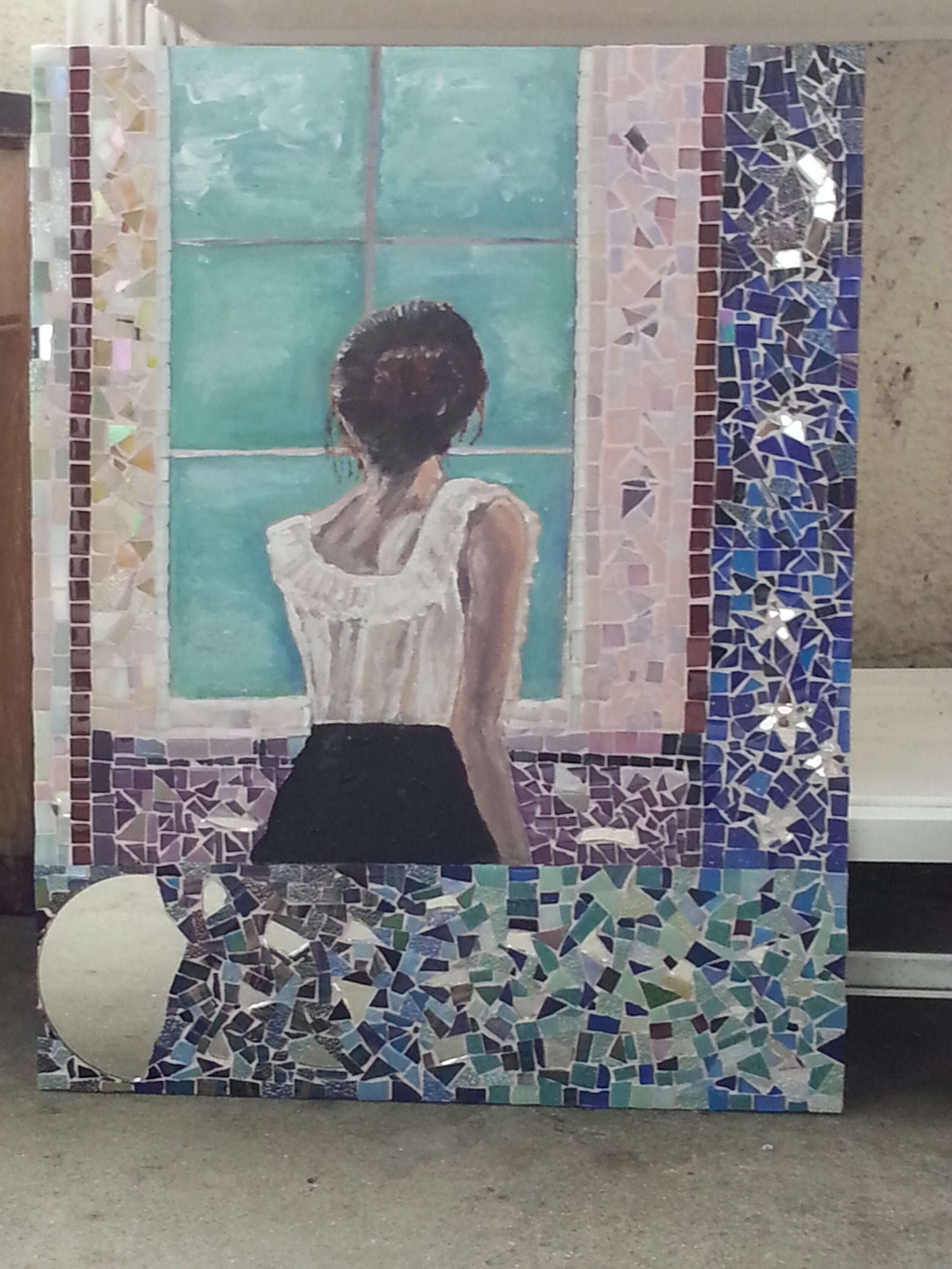 Mosaique Femme Confinée