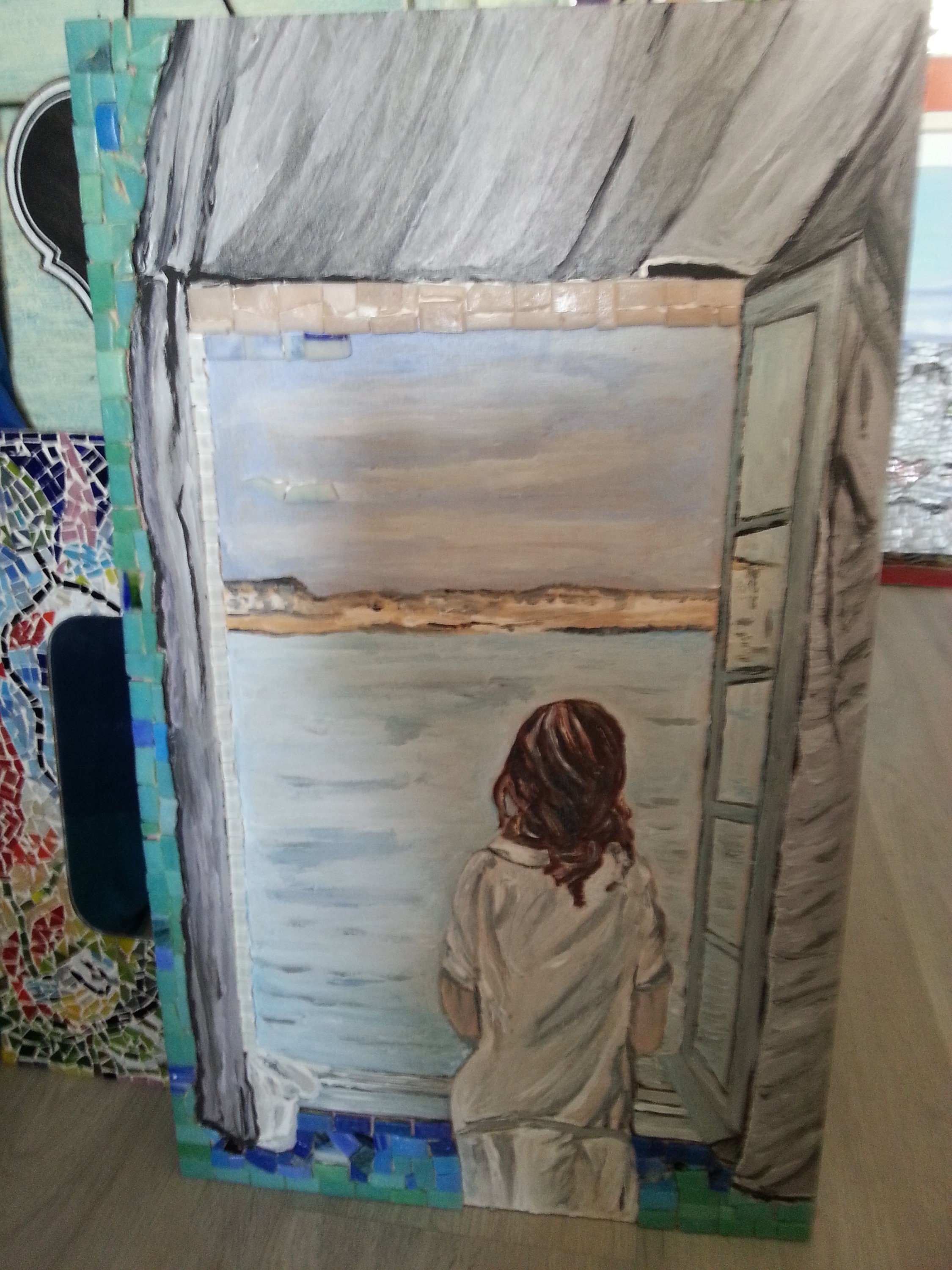 Tabizaique Mélange Mosaique et Peinture