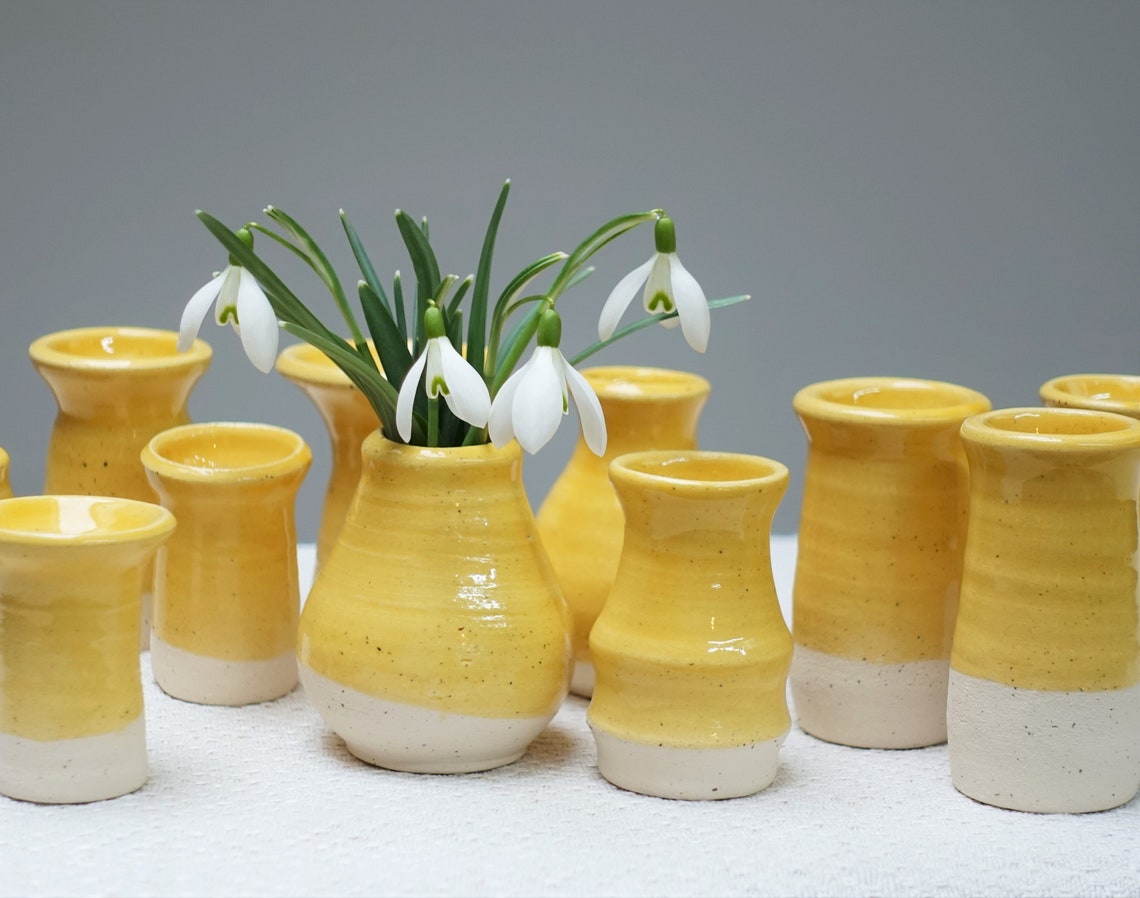 Minimalistische Vasen Keramik Mini Vase Blumenvase Etsy