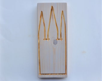 Hand Carved Salt Lake City Temple Wall Hanging