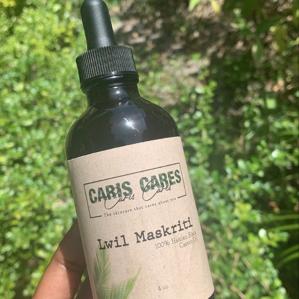 Lwil Maskriti | Haitian Black Castor Oil | Caris Cares