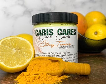 Brightening Turmeric & Citrus Body Butter | Lemon, Grapefruit, Orange