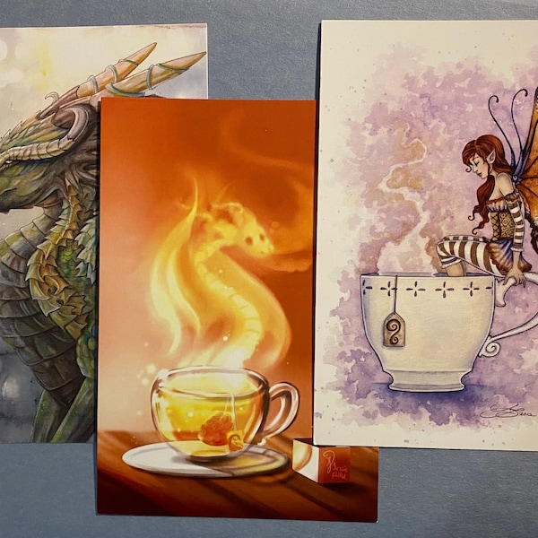 Dragons & Fairies Postcards