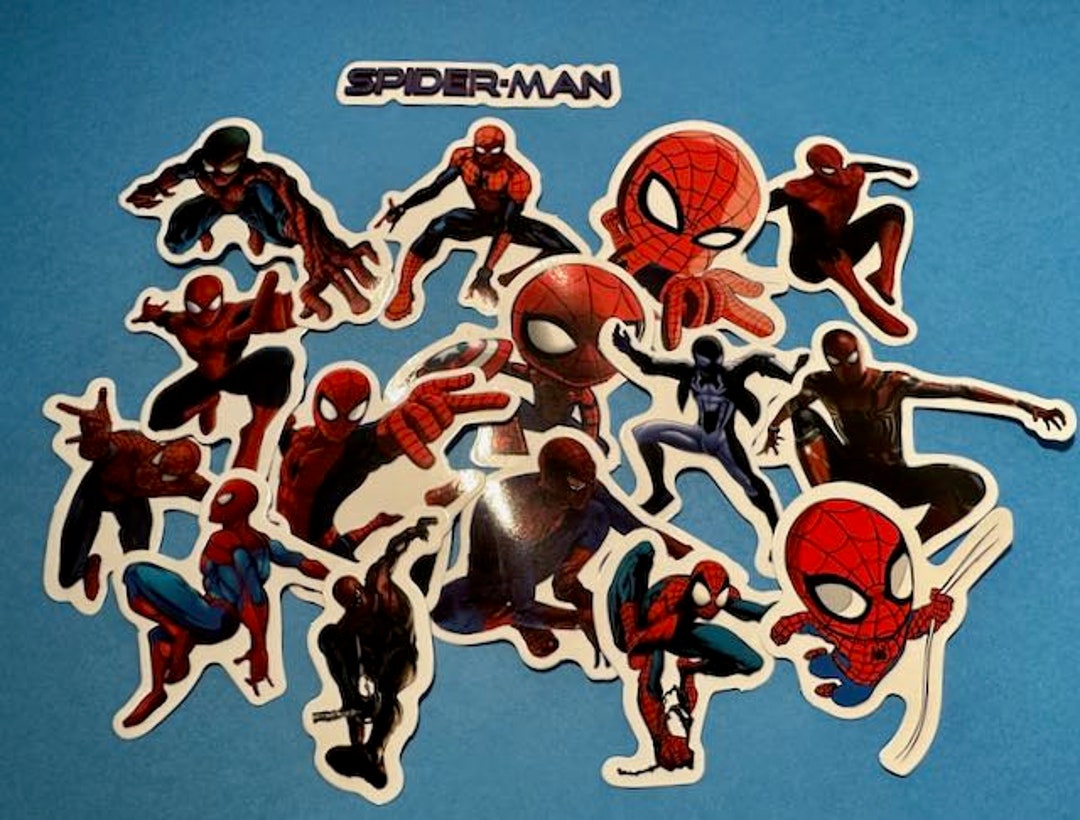 Spider Man Sticker Pack Etsy