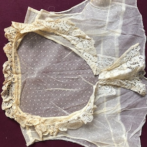 Antique Undergarment with Lace Trim