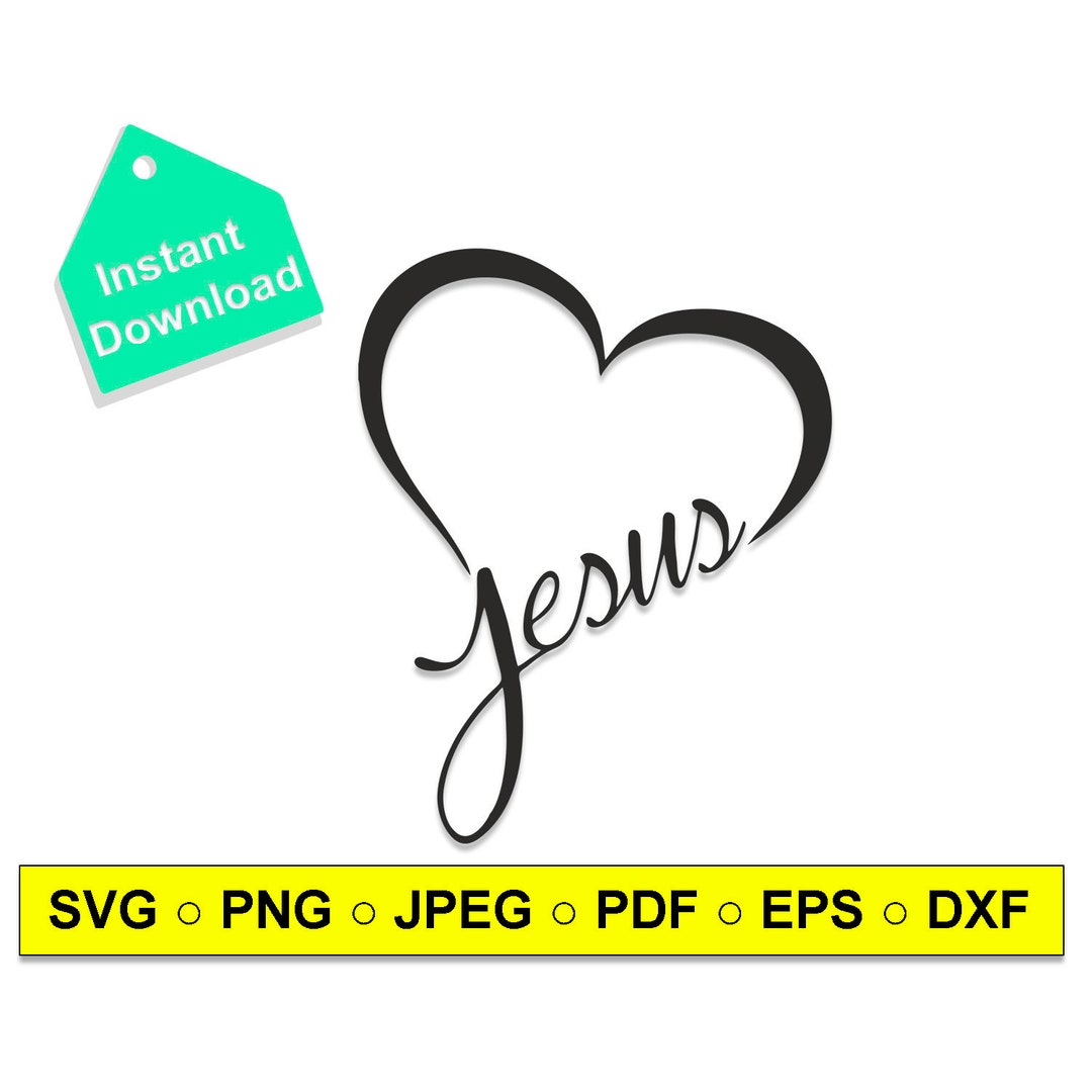 Jesus Svg, Jesus Did It, Christian, Cut Files,eps Dxf Jpg Png,faith Svg
