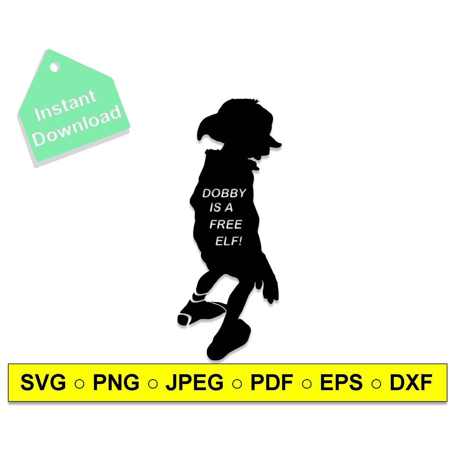 Download Dobby Svg Dobby Is A Free Elfharry Potter Svg Cut File Etsy