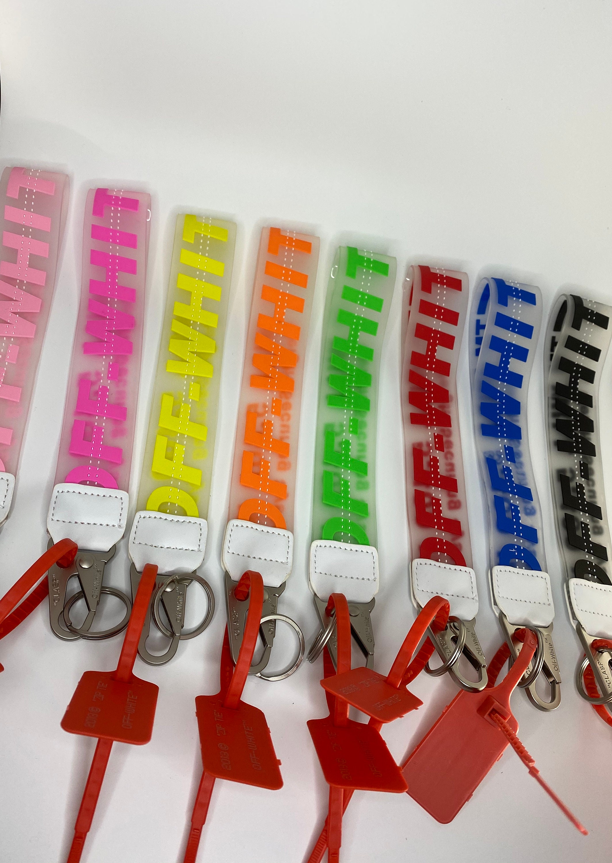 off white keychain