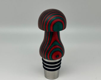 Multicolored Mushroom Big Mouth Bottle Stopper