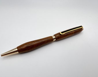 Gold Slimline Ipe Pen