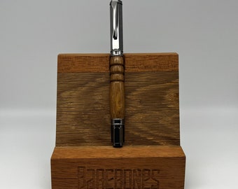 Teak Rollerball Vertex Style Pen