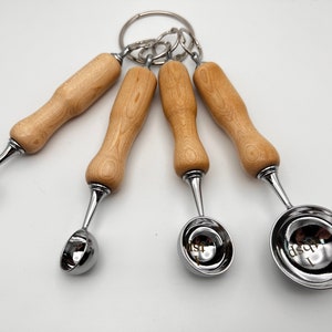 Maple Handle Measuring spoons