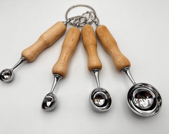 Maple Handle Measuring spoons