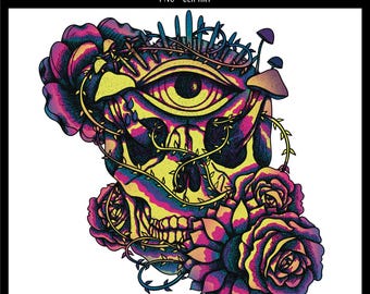 Third Eye Skull PNG | Skull Design | Third Eye Skull Clipart | Digital PNG Download